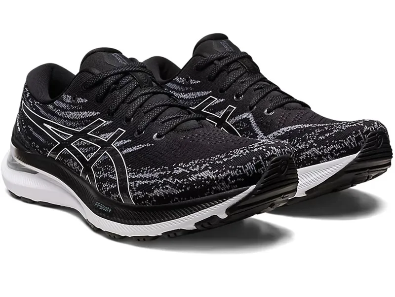 Asics Men's GEL-KAYANO 29 2E WIDE - Black/White-1